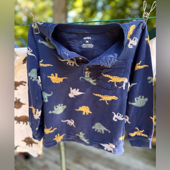 Carter’s Dinosaur Top Set 3T - Picture 3 of 9